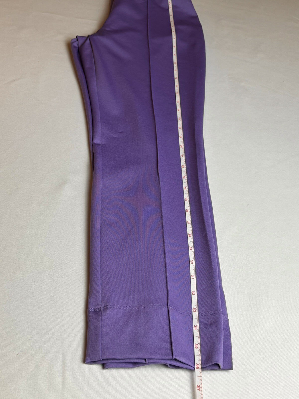 Kevan Hall Beth Depass Purple Zip Golf Pants SZ  8. (74)