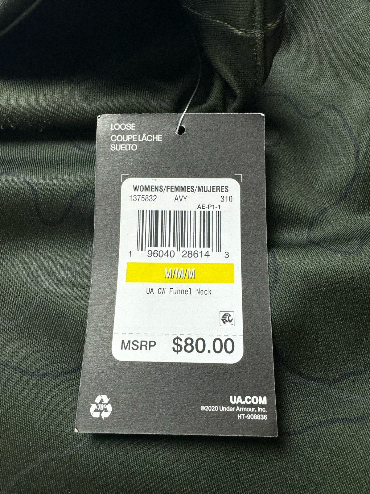 $80 Under Armour Women’s Turtleneck Sweater Size M. (B.102)