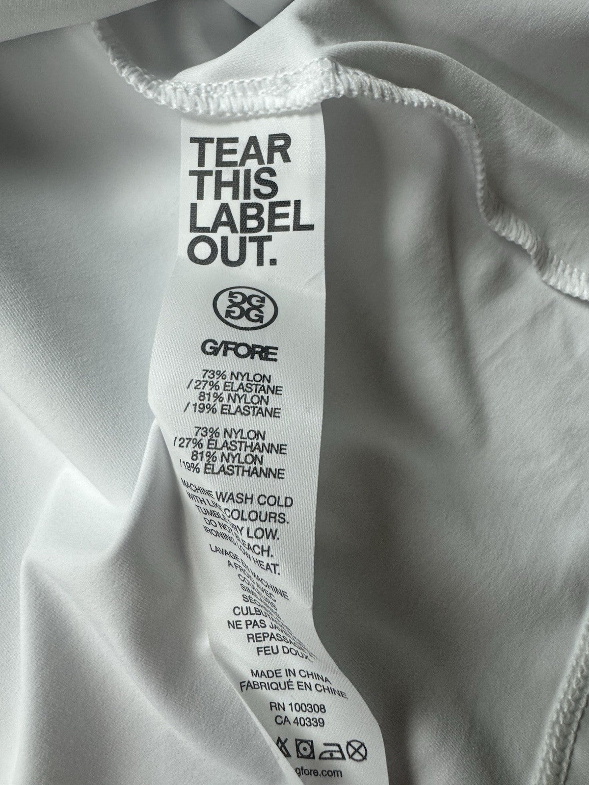 G /Fore Women’s White Sleeveless Dress Sz M.  (B.158)