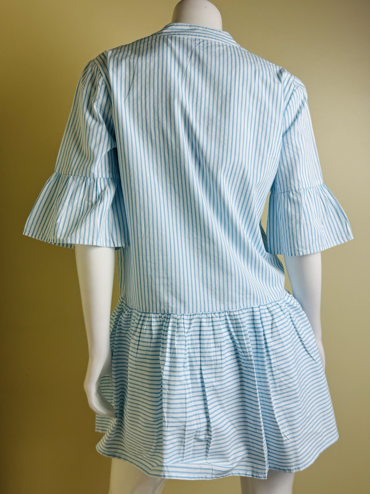 ADDISON BAY Women's Stripes Flared Dress Sz S. (B.158)