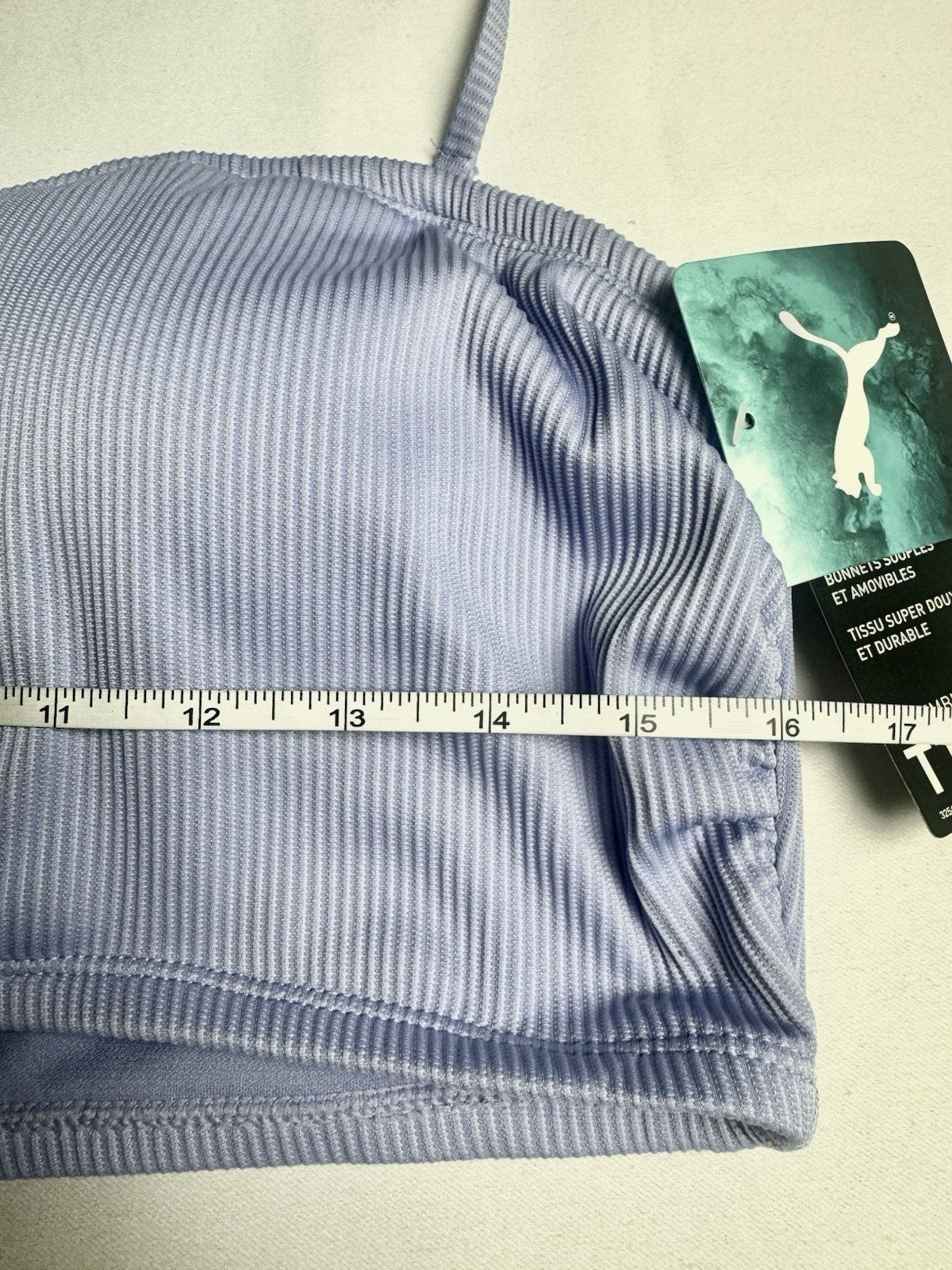 Puma 2 Piece Bikini Women’s Purple Swimsuit Sz 2XL.  (B.152)