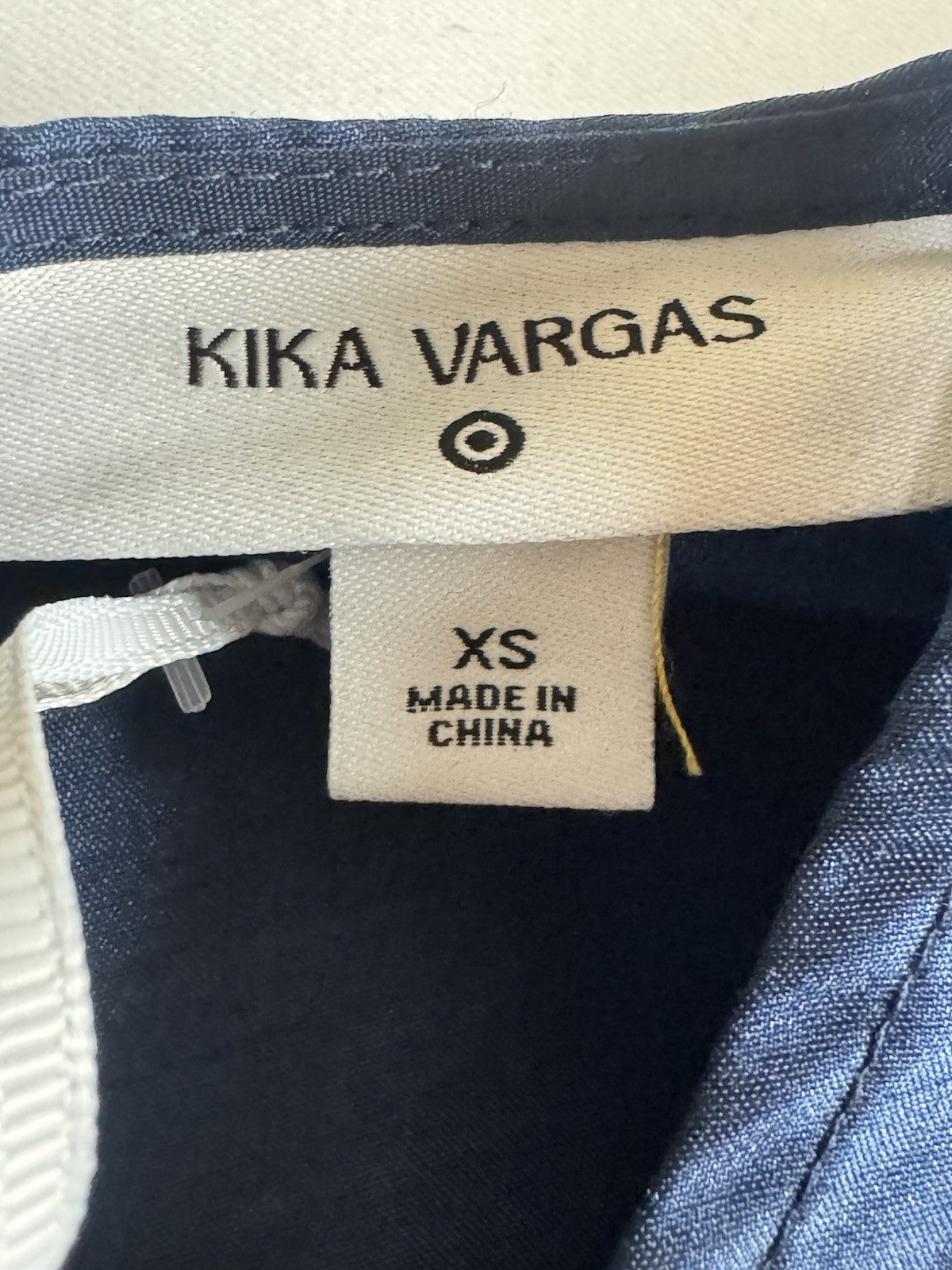 Kika Vargas Women’s Navy Fit & Flared Dress Size XS.    (B.177)