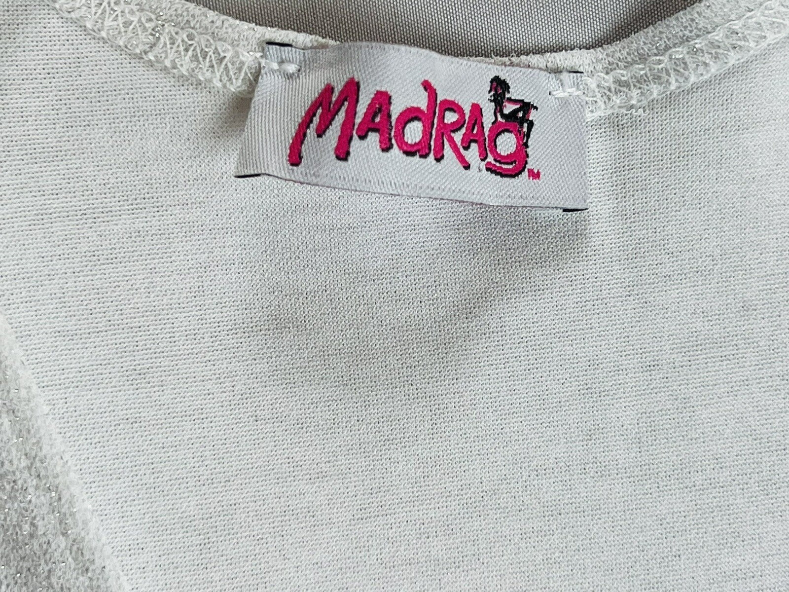 MADRAG Women's Long Sleeve Open Front Cardigan White Sz M