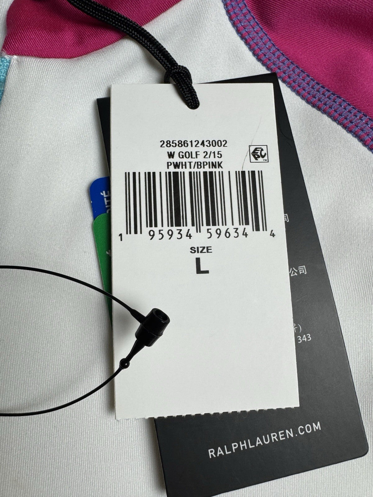 $148 Ralph Lauren Women’s Golf Sweatshirt Sz L     (B.121)