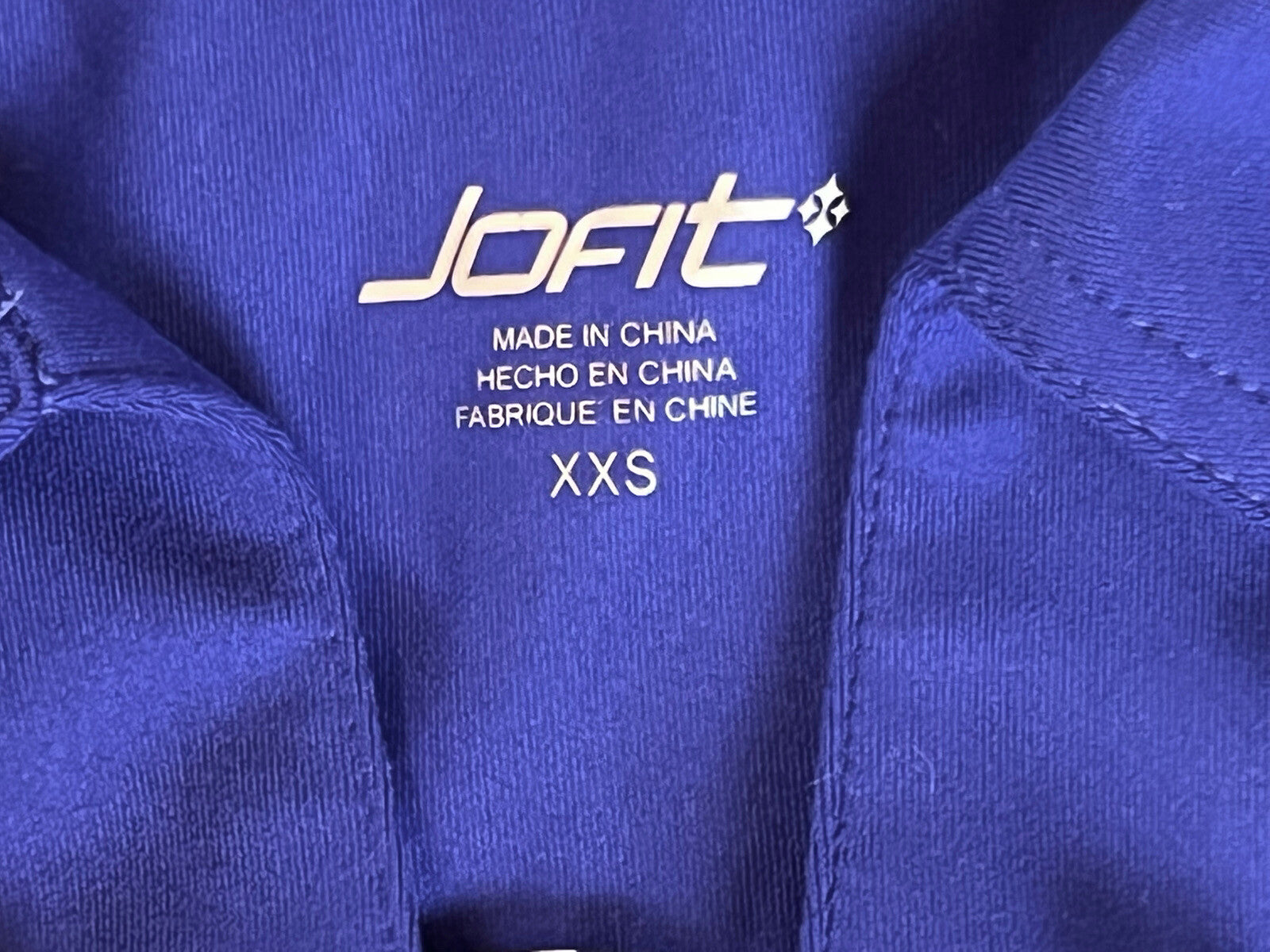 JOFIT WOMEN'S Top Blue GOLF Lace Up SHIRT SZ XXS (16)