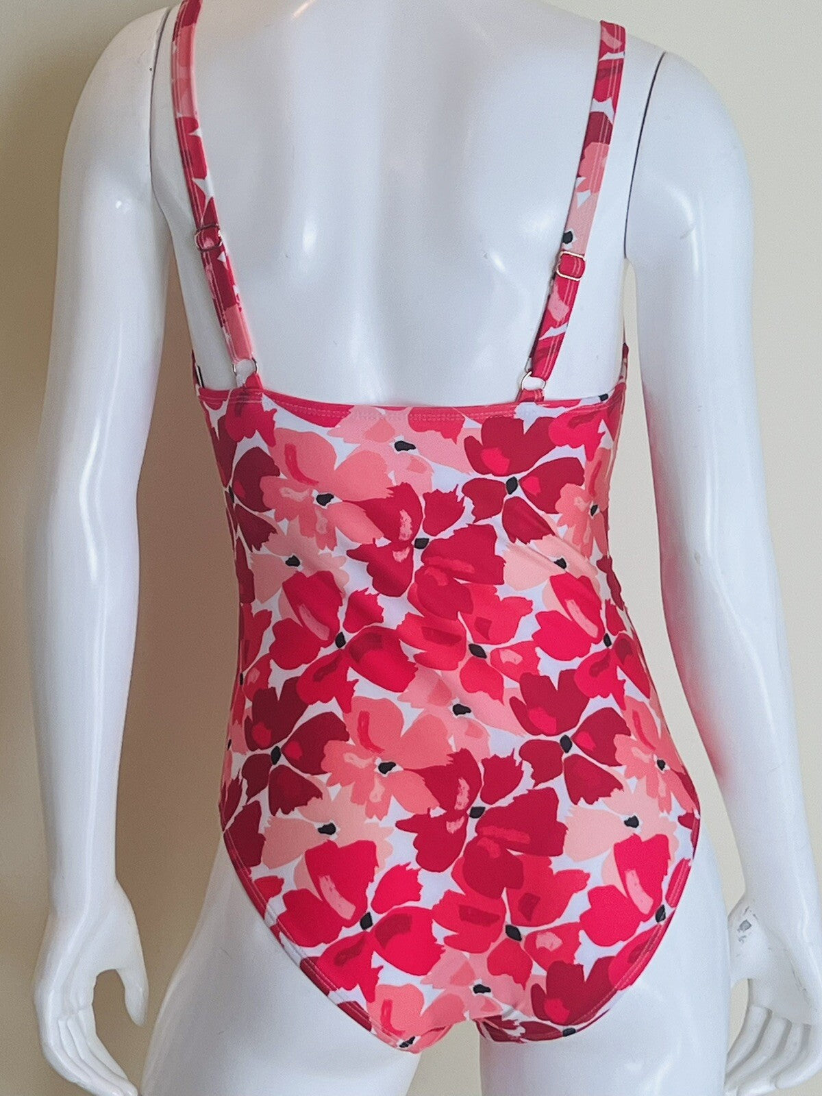 Catherine Malandrino Women’s Bathing Suit Sz S Floral 1pc Swimsuit $120 Retail