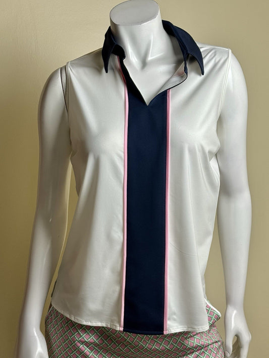 BELYN KEY Women’s Golf Shirt Sz M    (B.037)