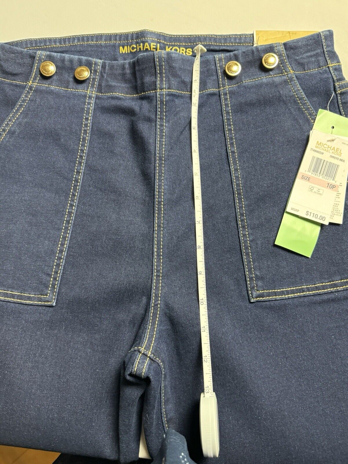 $110 Michael Kors Women’s Blue Jeans. Sz 10P (B.89)