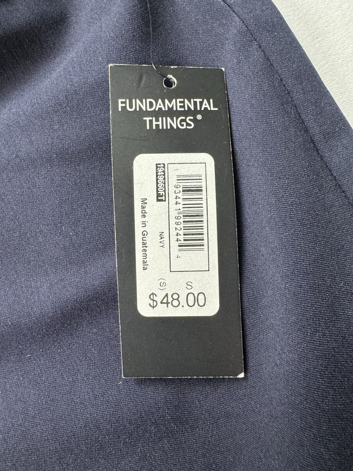 $48 Fundamental Things Women's Navy Pants W/crystals Sz S.     (B.38)