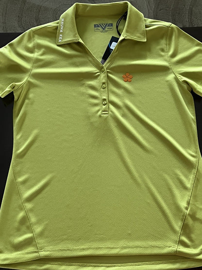 LeverWear Women's Golf Polo Shirt Green Sz M (16)