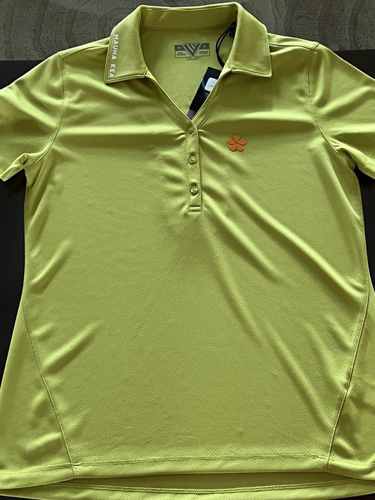 LeverWear Women's Golf Polo Shirt Green Sz M (16)