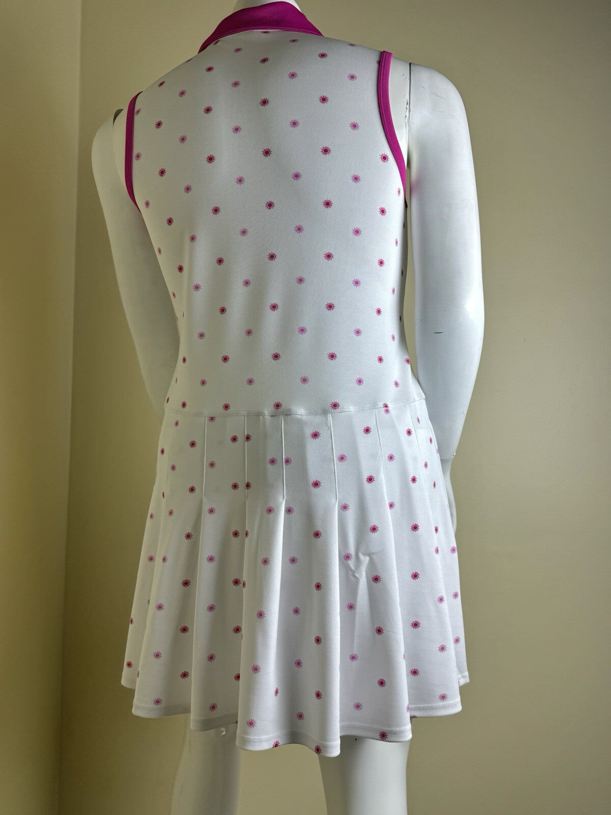 NANETTE LEPORE Pink White Dress Sz L (B.82)