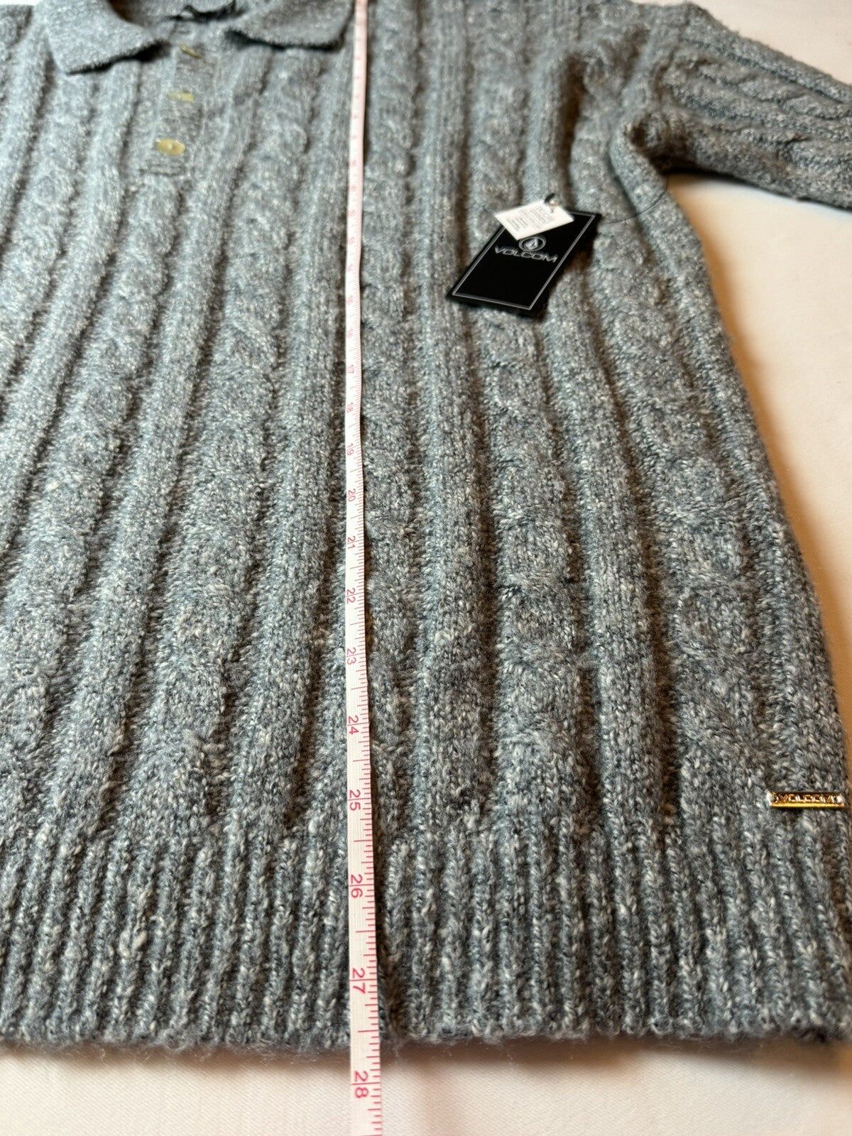 VOLCOM Women's Gray Sweater Size S  (56)