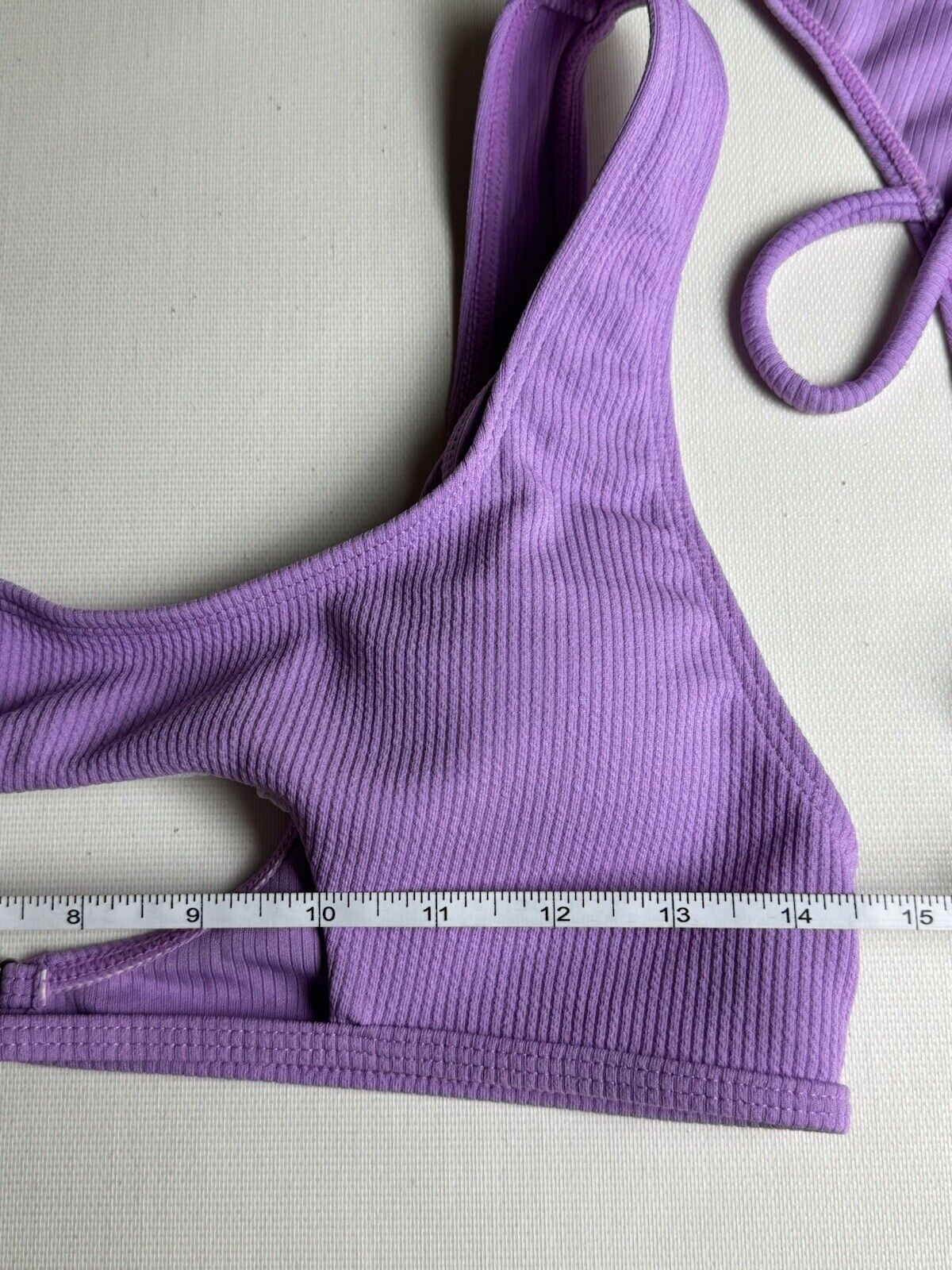 2Pc Swimsuit Purple Women’s Sz L Bikini