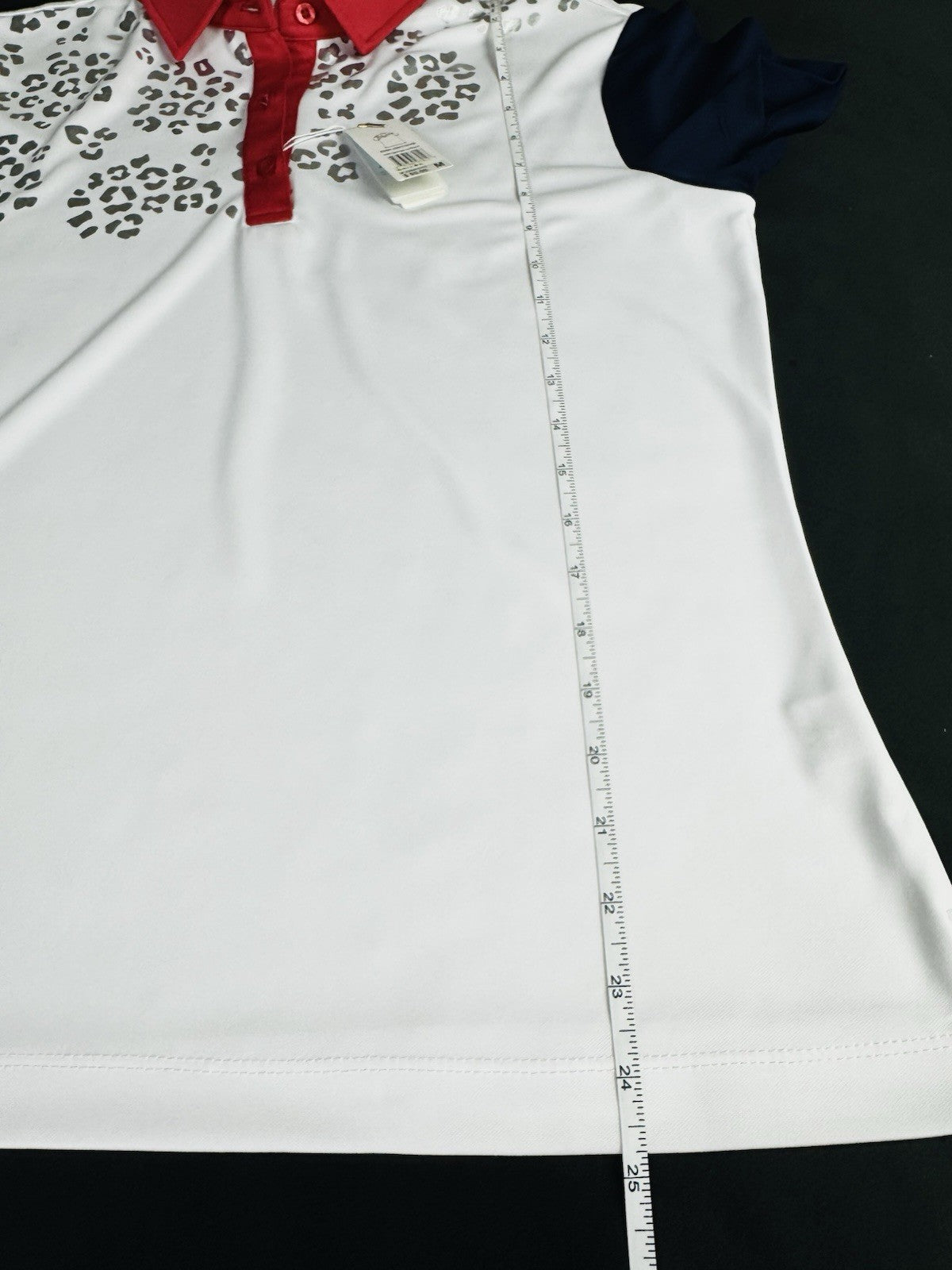 $60 Monterey Club Women's Golf Shirt Short Sleeve Sz M      (B.070)