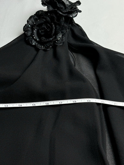 R&M RICHARDS Women’s Shift Black Dress Sz 16.    (B.94)