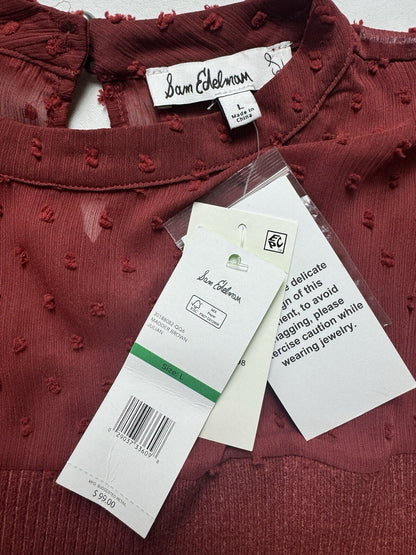 $99 Sam Edelman Women's Blouse Sz L. (B.104)