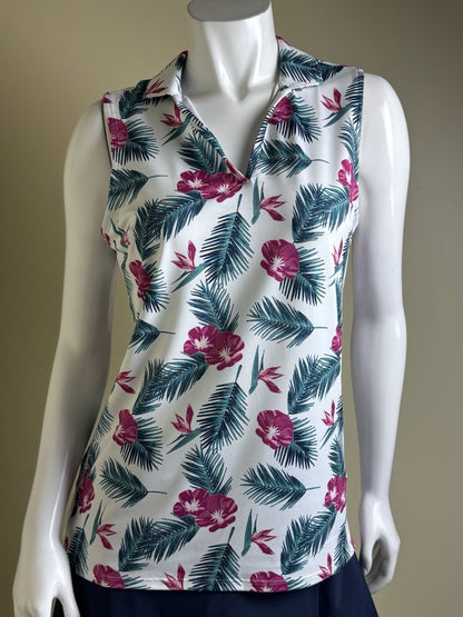 Puma Women’s Golf Shirt Sleeveless Sz M.  (B.140)