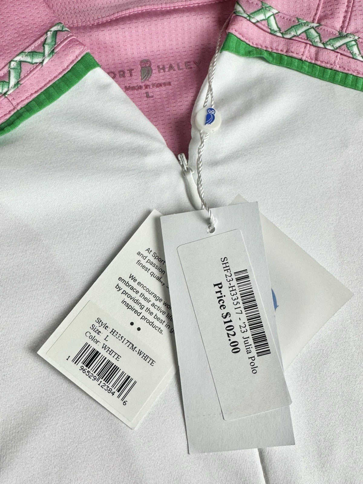Sport Haley Women's Golf Shirt Sz L     (B.187)
