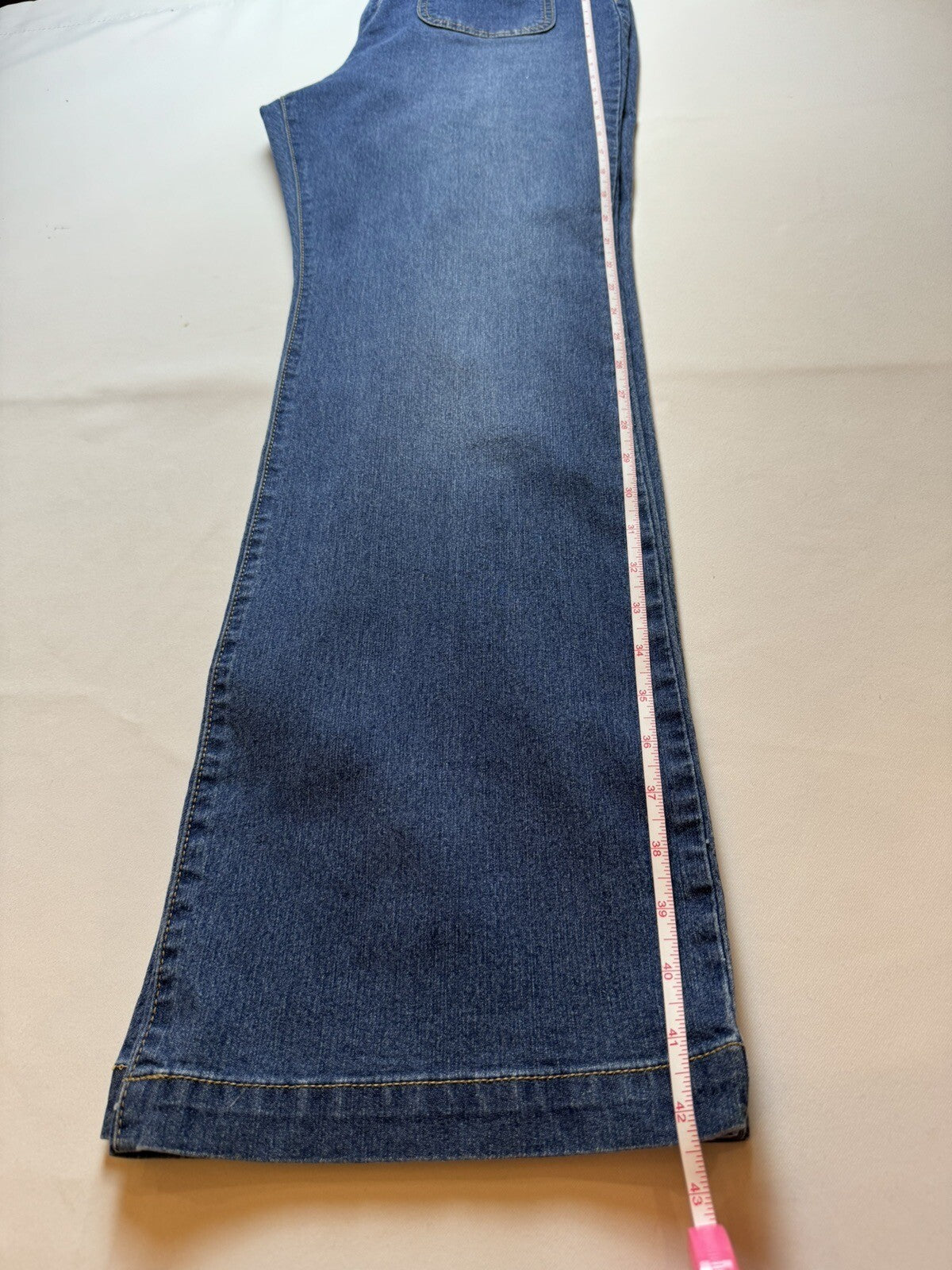 $125 Michael Kors Women's Bottom Blue Denim Jeans Size 14.     (60)