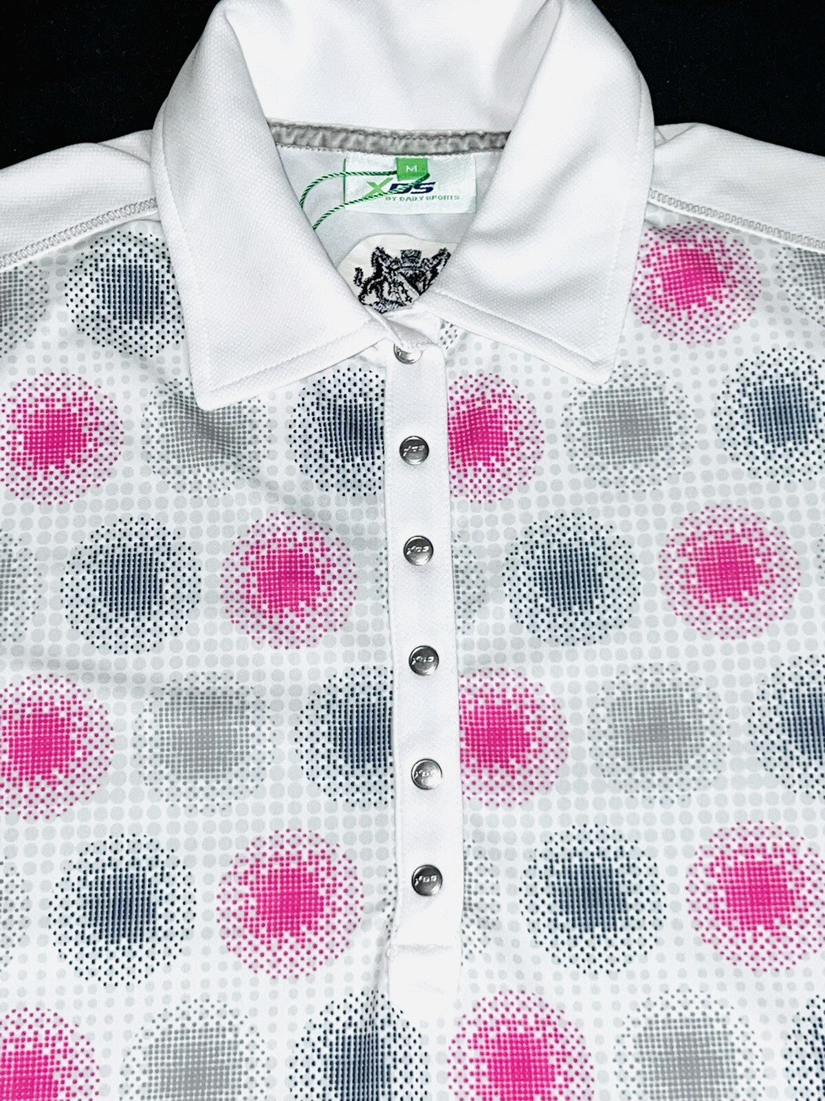 XDS Daily Sports Women’s Polo Golf Shirt White Sz M (13)