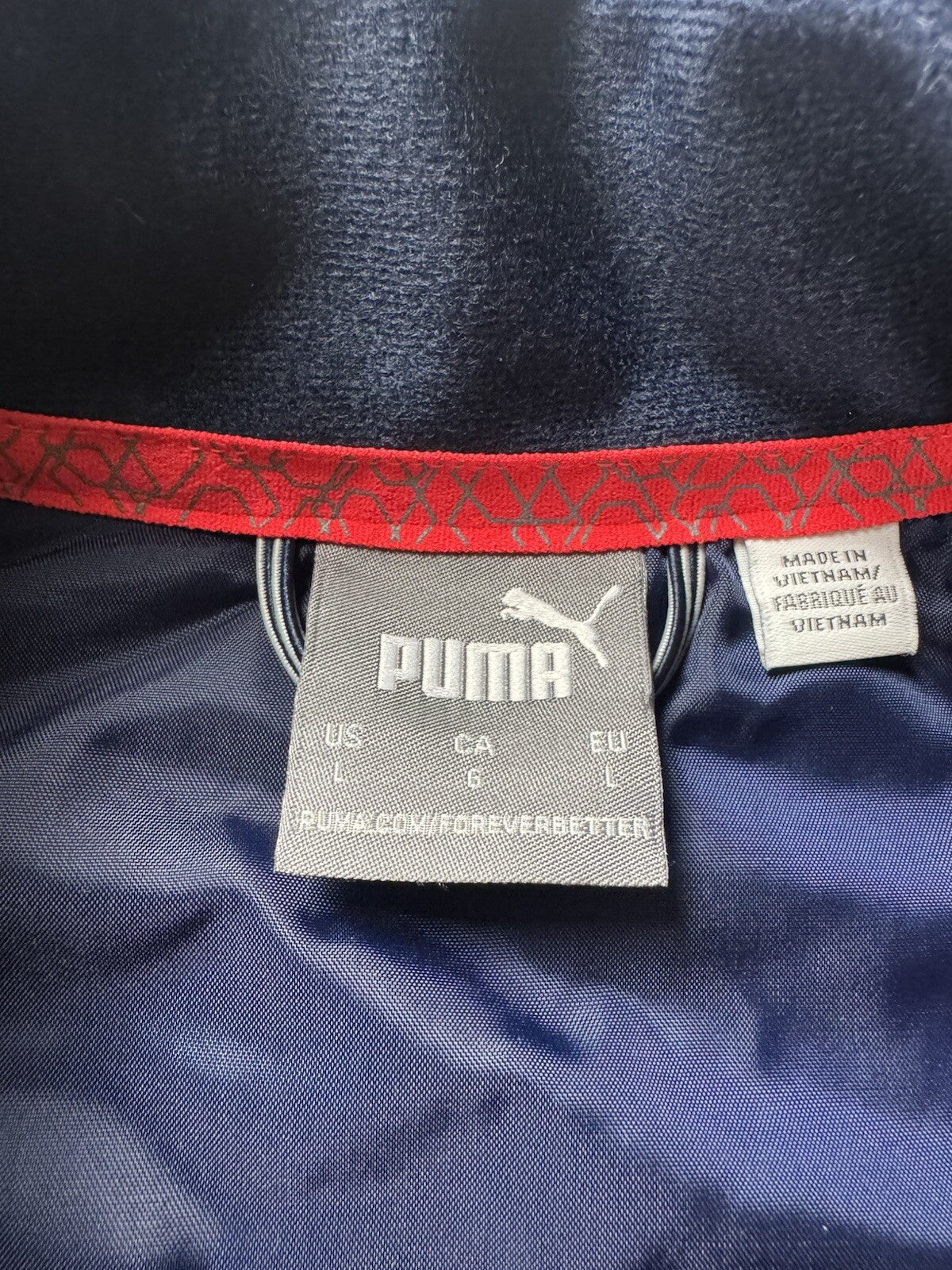 $120 Puma Women’s Golf Navy Blazer Vest Sz L    (B.95)