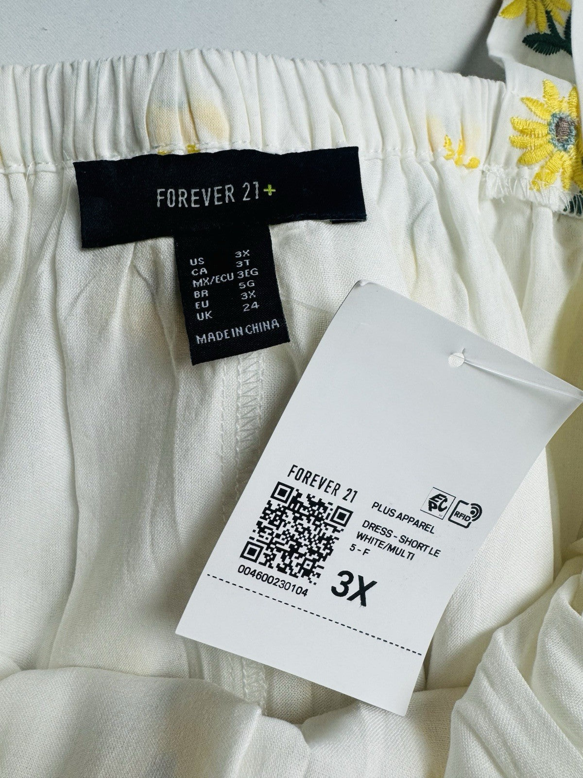 Forever 21 Women’s Floral Sun Dress Sz 3XL  (B.134)