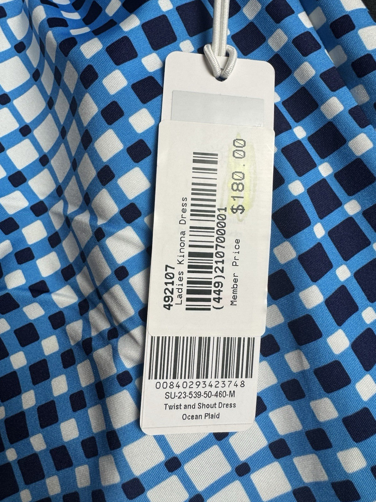 Kinona Golf Dress Blue White Sz M.   (B.169)