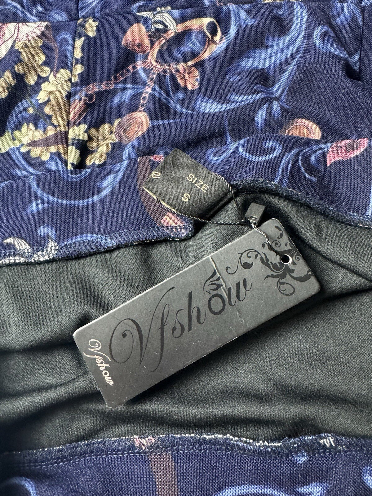 Vfshow Vfemage Floral Long Dress Sz S. (B.98)