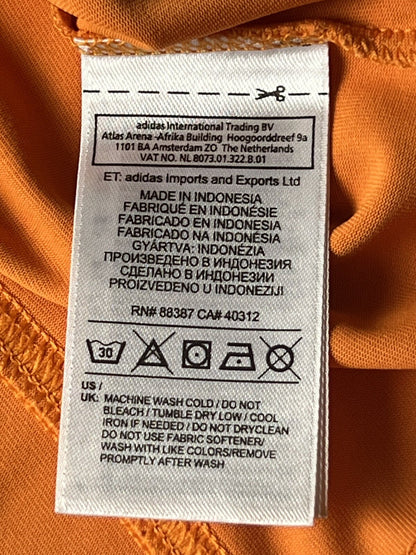 ADIDAS Women's Top Golf Polo Shirt Orange Sz XS (B.49)