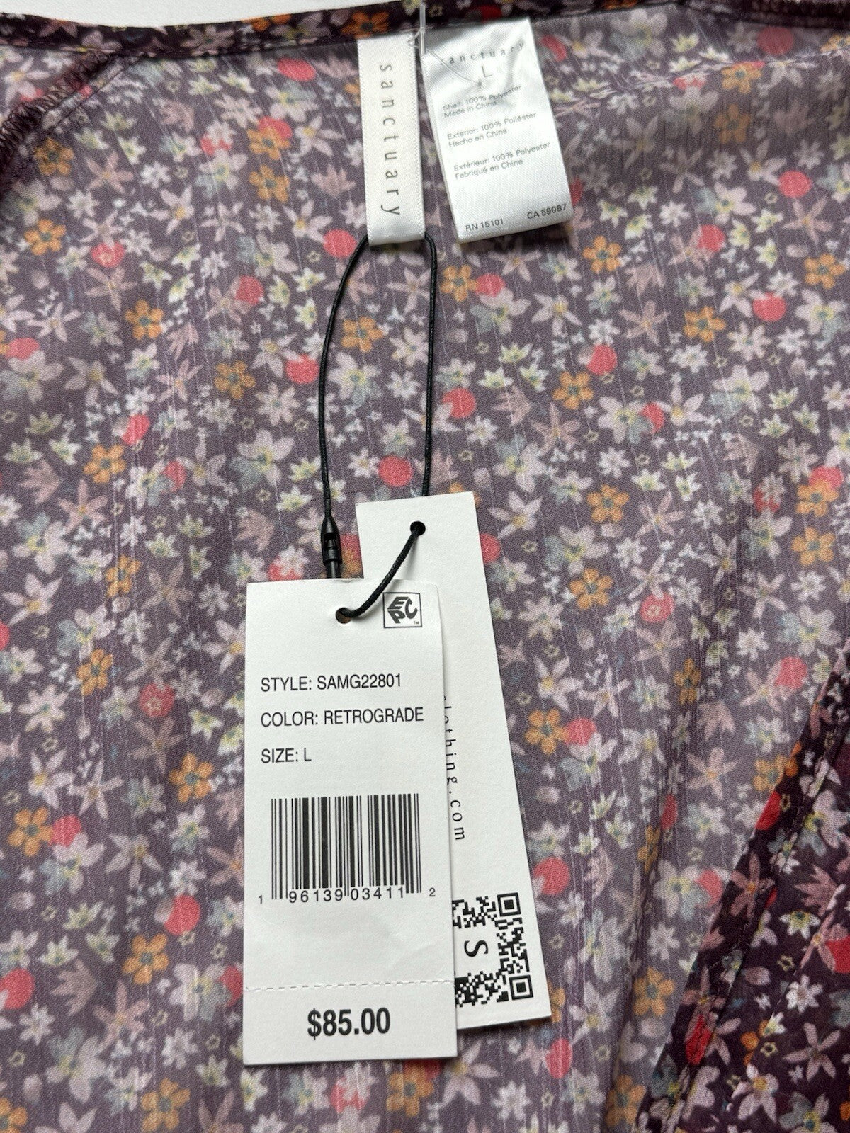 $85 Sanctuary Cover-Up Dress Swimsuit Size L   (59)