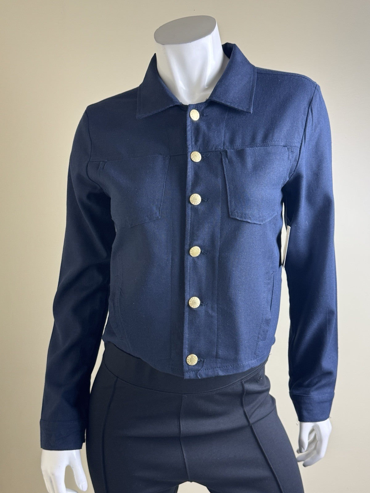 $179 Ellen Tracy Women's Long Sleeve Shirt Sz S.  (B.150)