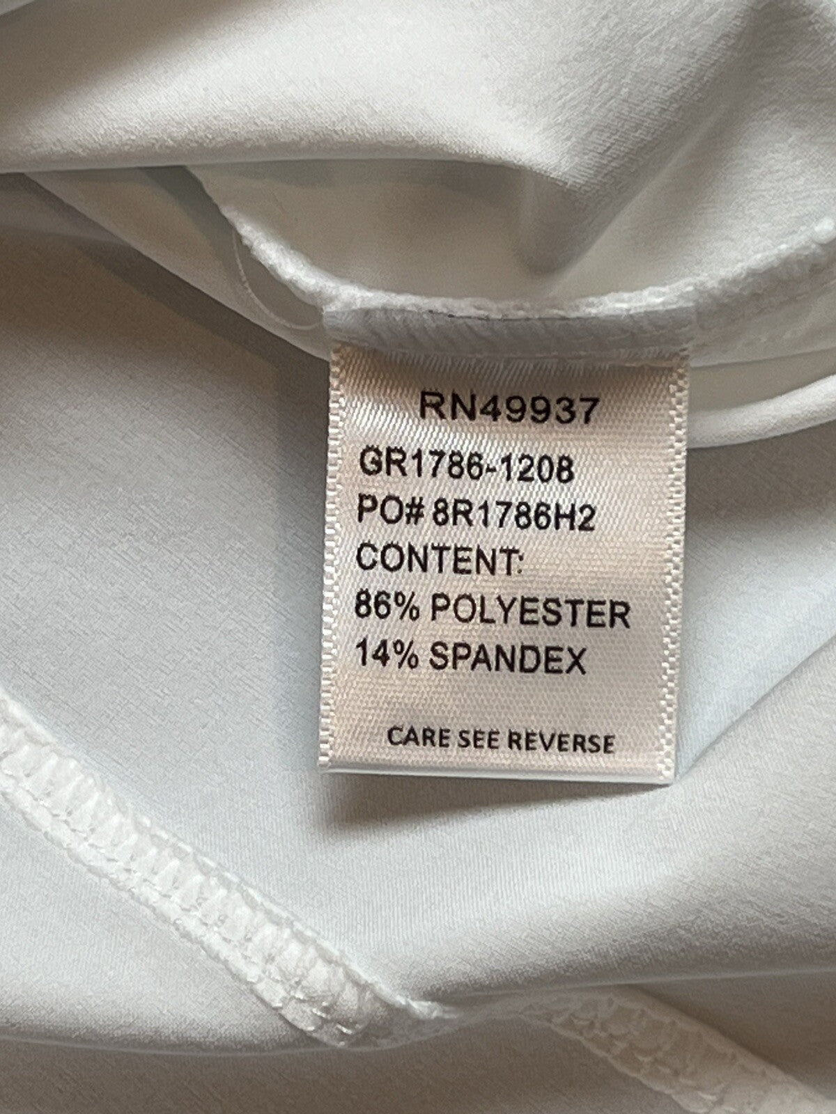 Tail Women's Golf Shirt White Short Sleeve Size S (B.13)