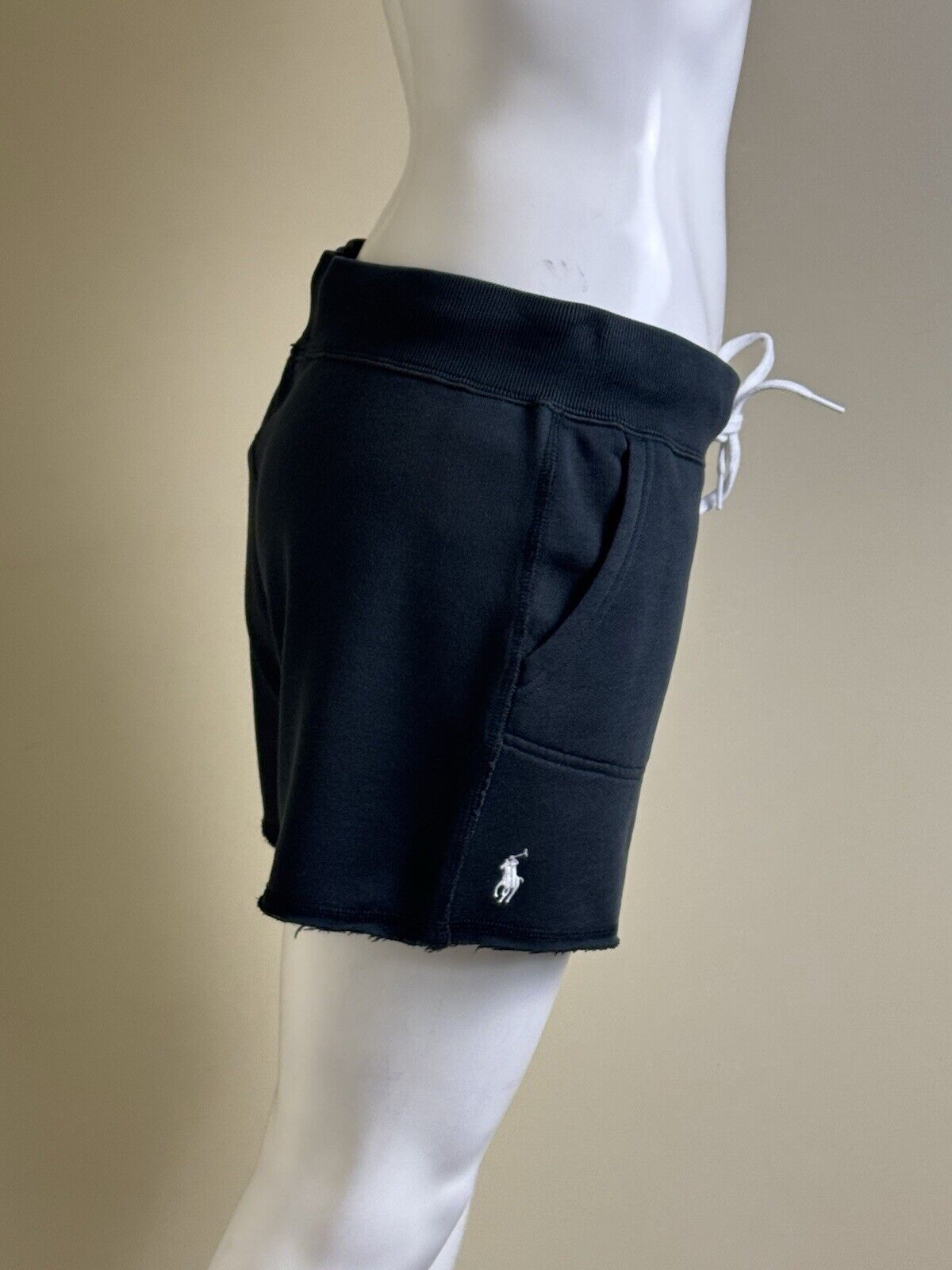 $ 79 Polo Ralph Lauren Women's Fleece Black Shorts Size M