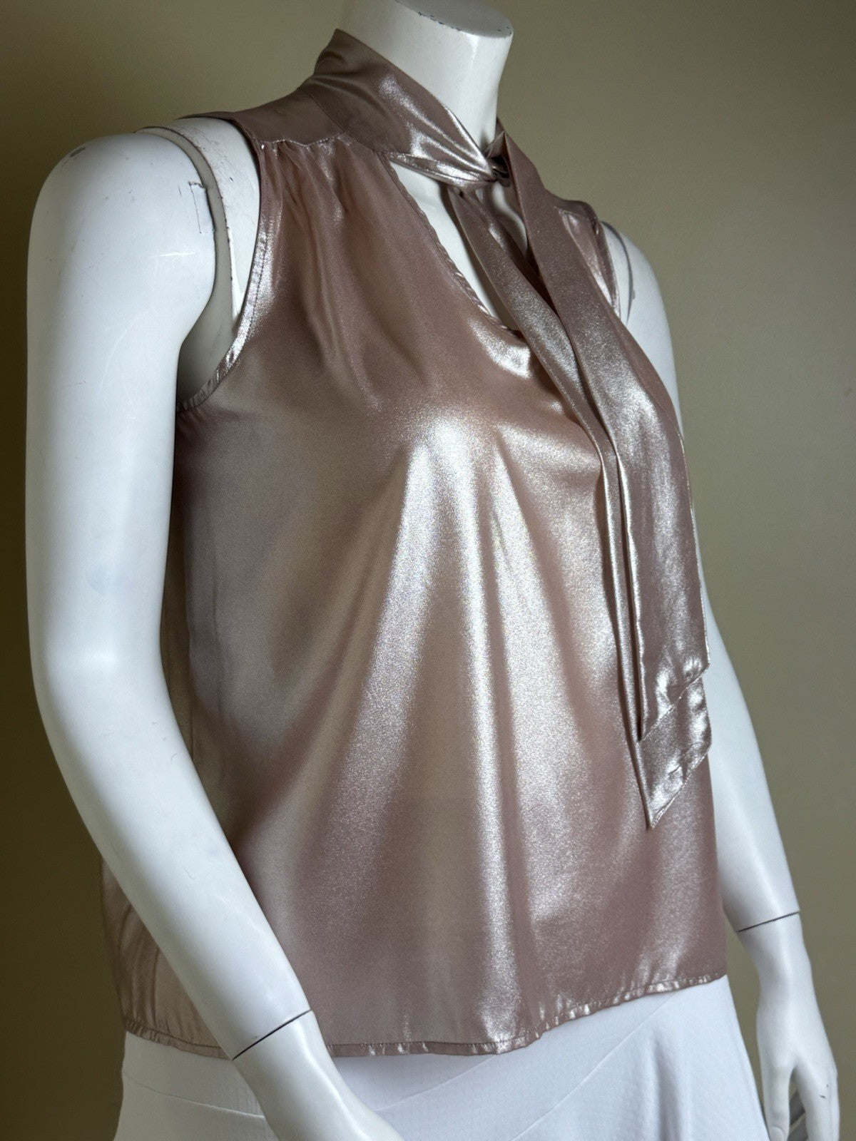 A Love Story Women's Metallic Foil Material Blouse Sz XL.      (B.187)