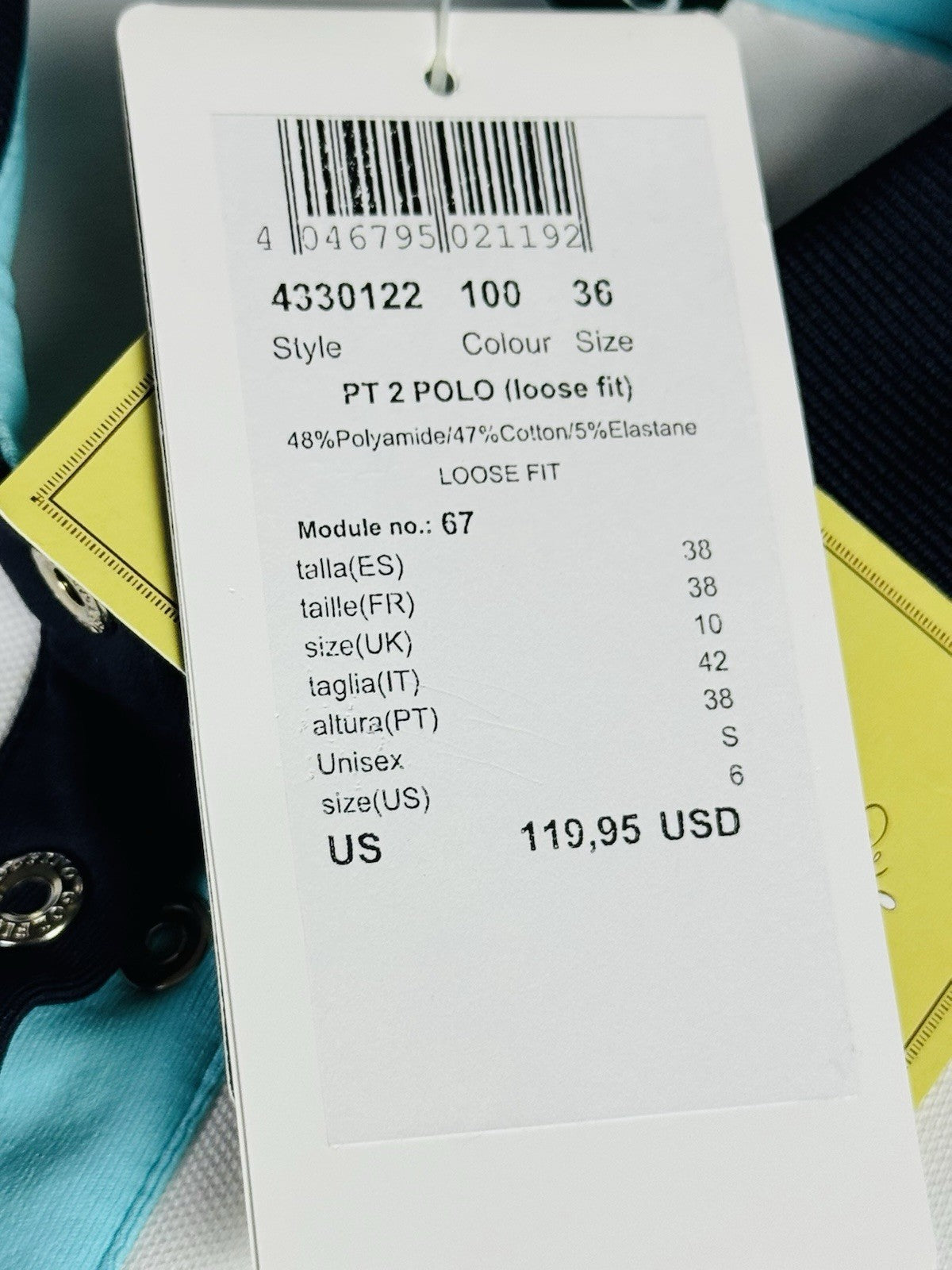 $119 GOLFINO Women's Golf Shirt Sz 6.      (B.188)