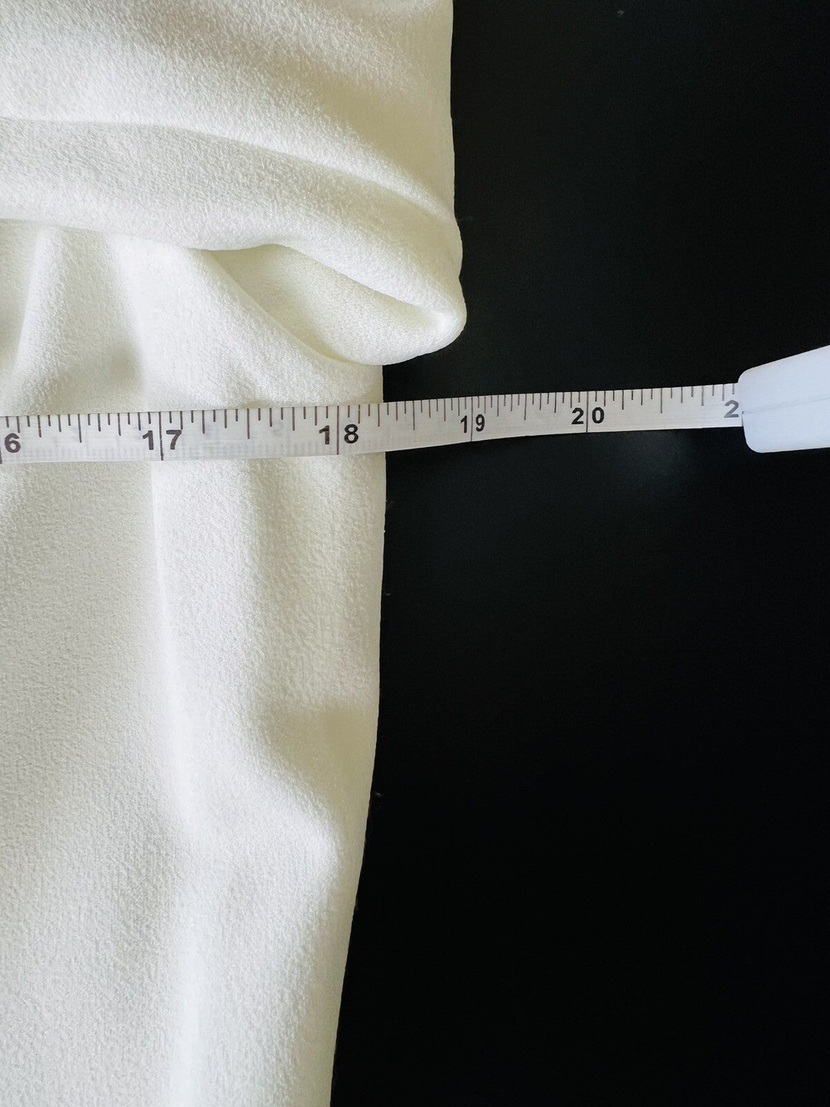 NANETTE LEPORE Ponte Dress BELLA DONNA Bell Sleeves Flounce White Sz 12