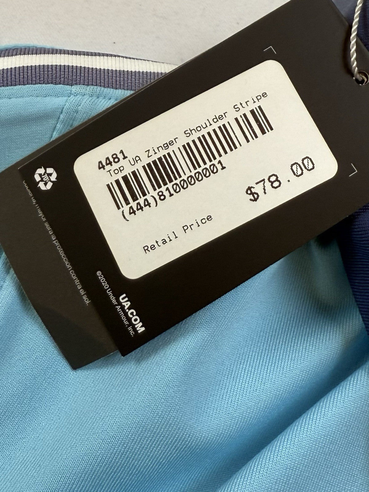 Under Armour Women's Golf Tennis Shirt Sz L.    (B.167)