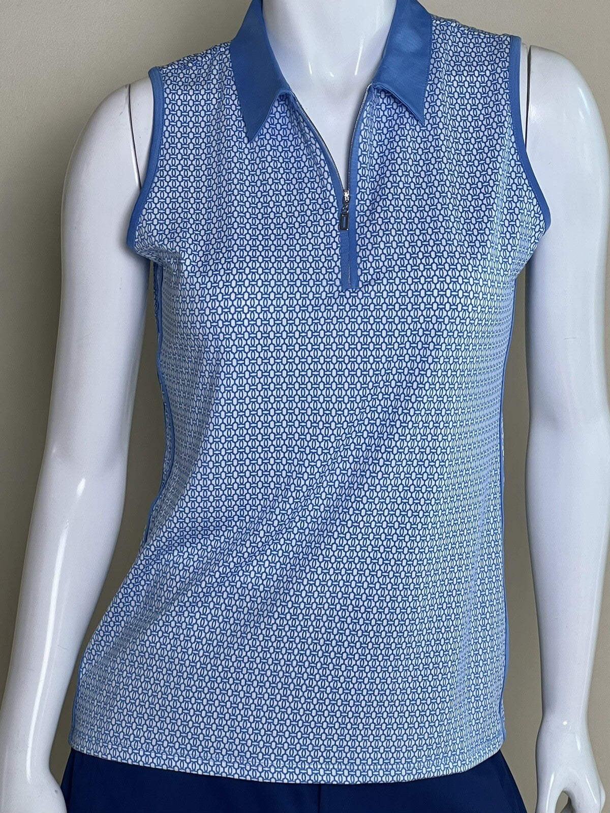 Sport Haley Women's Top Golf Shirt Blue Sz M (B.48)