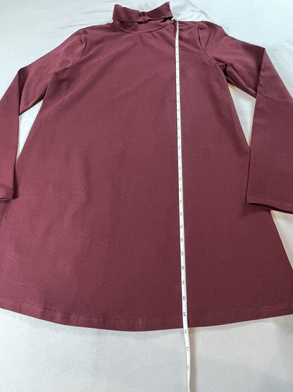 By Design Women’s Long Sleeve Stretch Sweatshirt Size S Marron