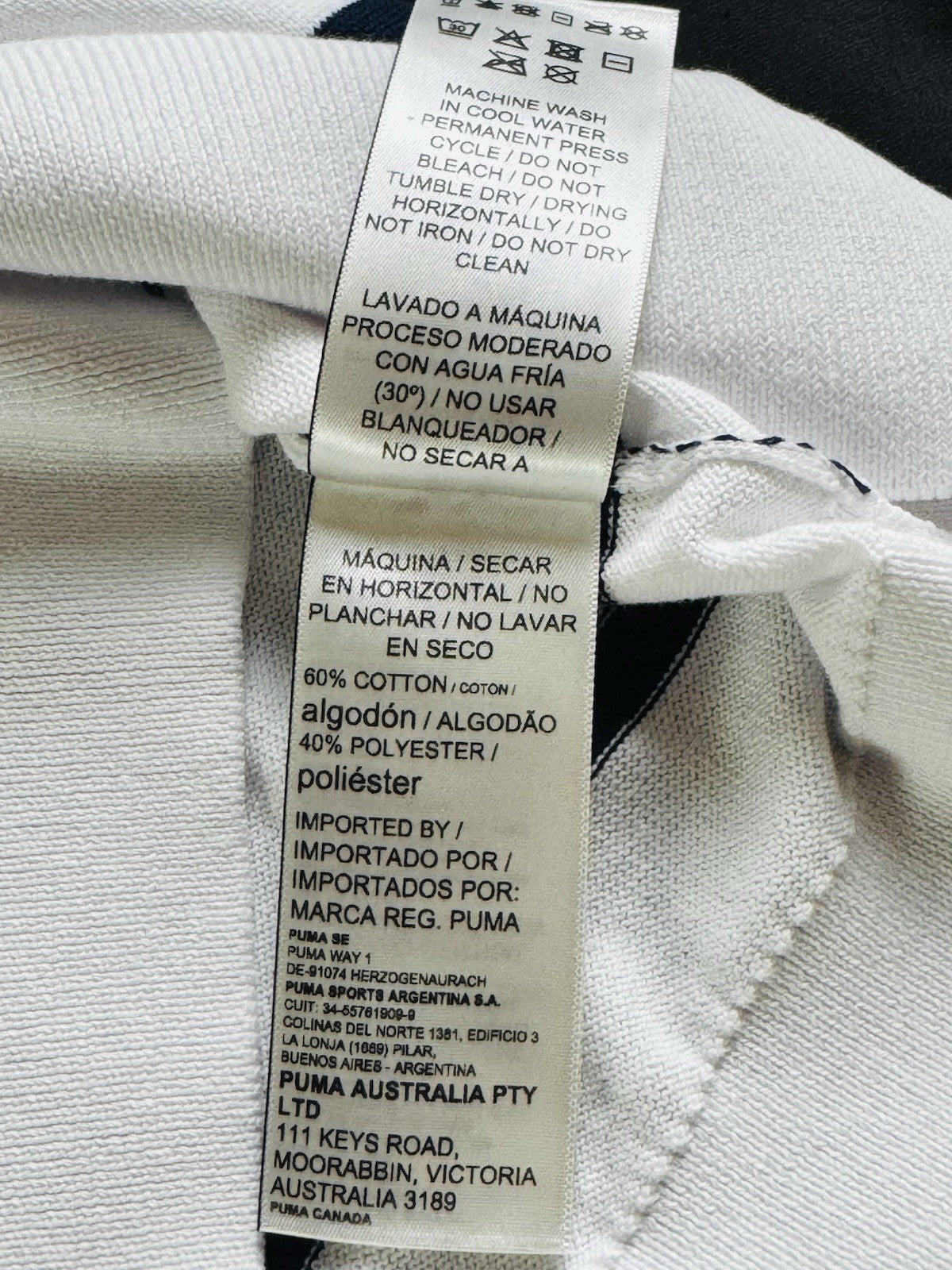 Puma Women's Golf Striped Sweater Size S.   (B.038/2)
