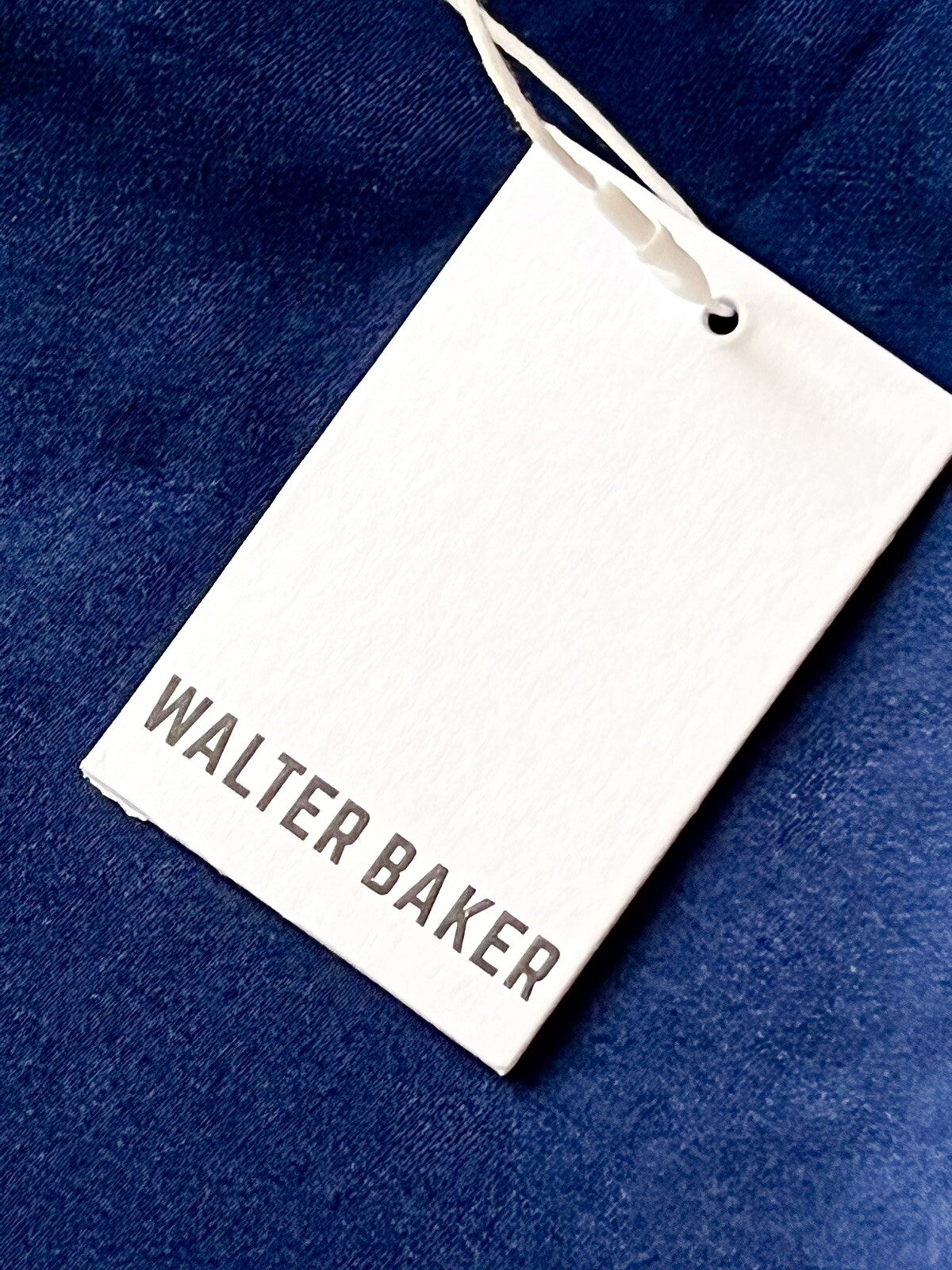 $118 Walter Baker Women’s One Shoulder Long Sleeve Navy Sz L