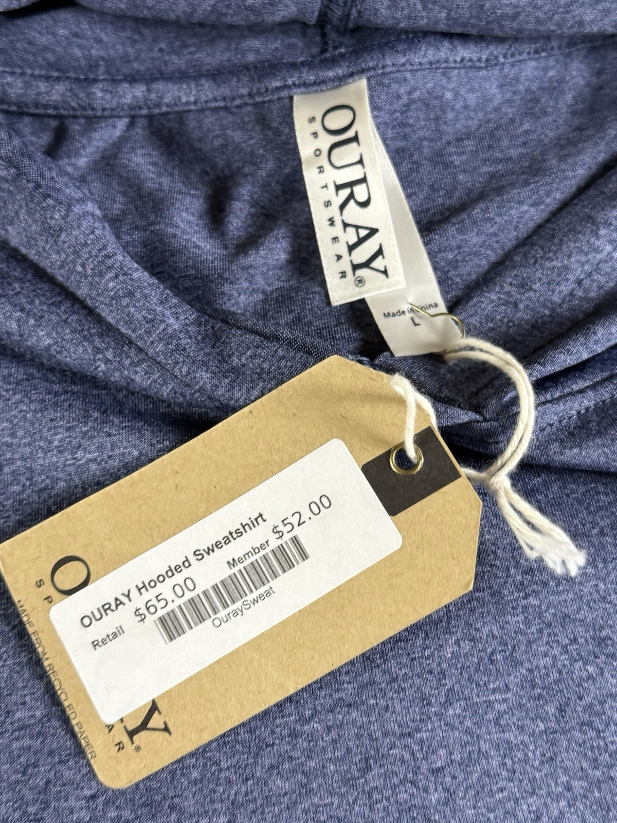 Ouray Women’s Hooded Sweatshirt  Sz L.    (B.172/1)