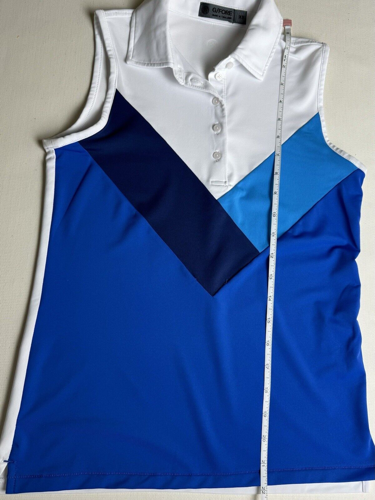 G/Fore Womens Sleeveless Golf Shirt Tank Sz XS