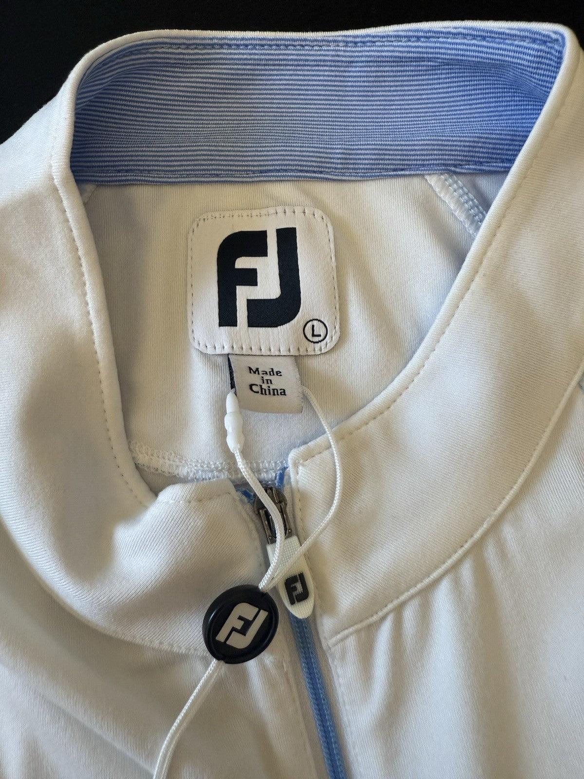 FootJoy Women's Golf Polo Shirt  Sz L.    (B.161)