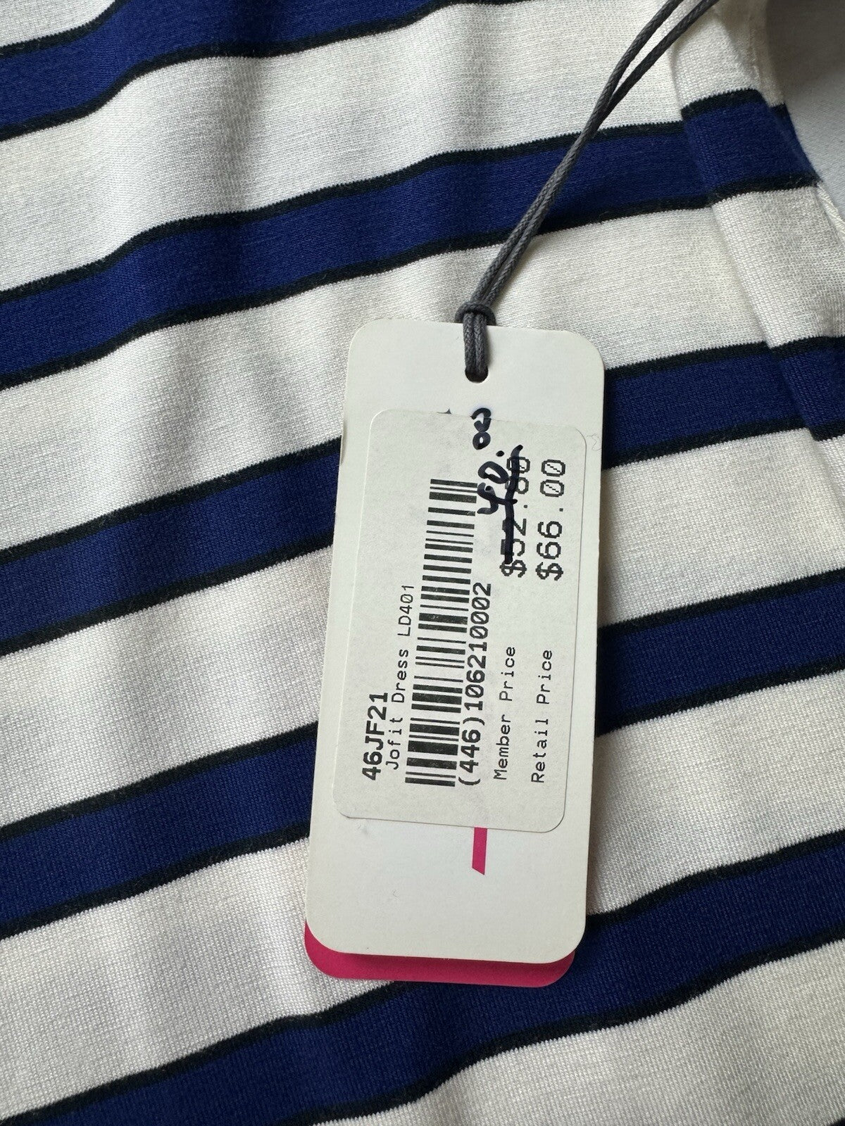 Jofit Women's Golf Tennis Striped Dress  Sz S.       (B.189)