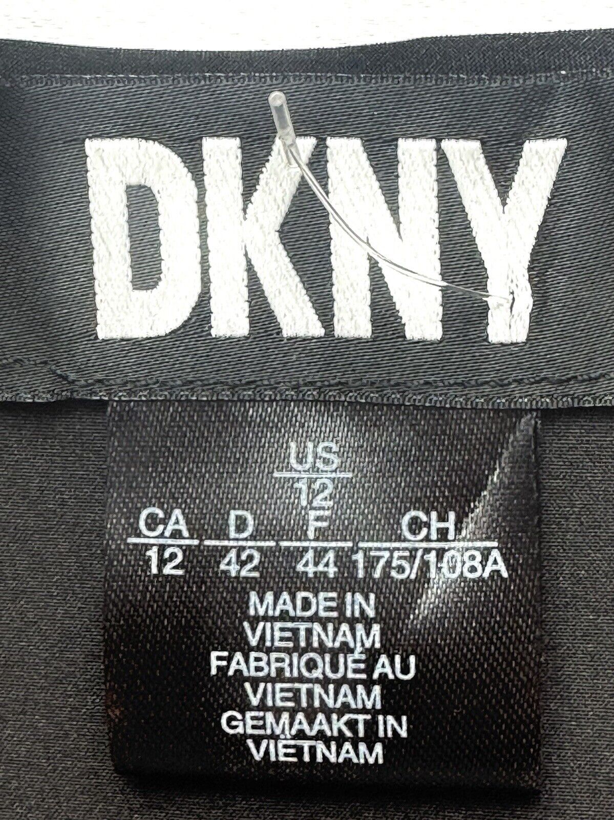 DKNY Women’s Black Sz 12 Nylon Dress .  (66)