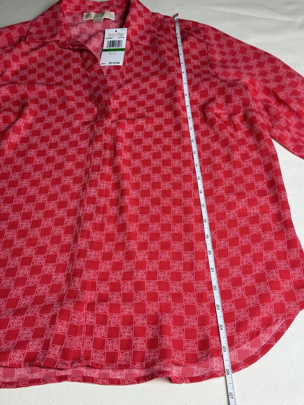 Michael Kors Women’s Long Sleeves Shirt Sz L