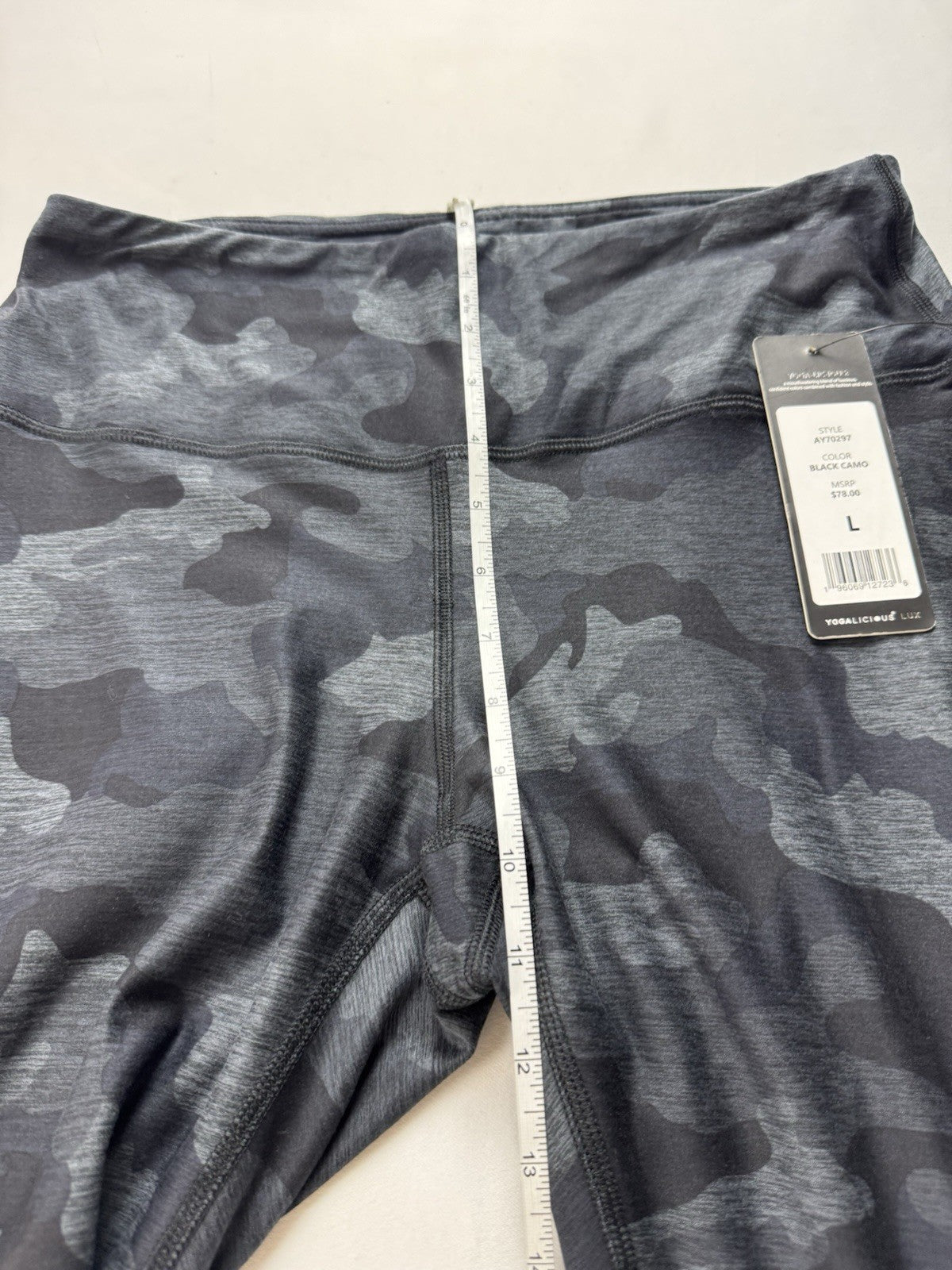 $78 Yogalicious Lux Leggings Hi-Rise Ankle Length Legging Sz L.  (B.156)