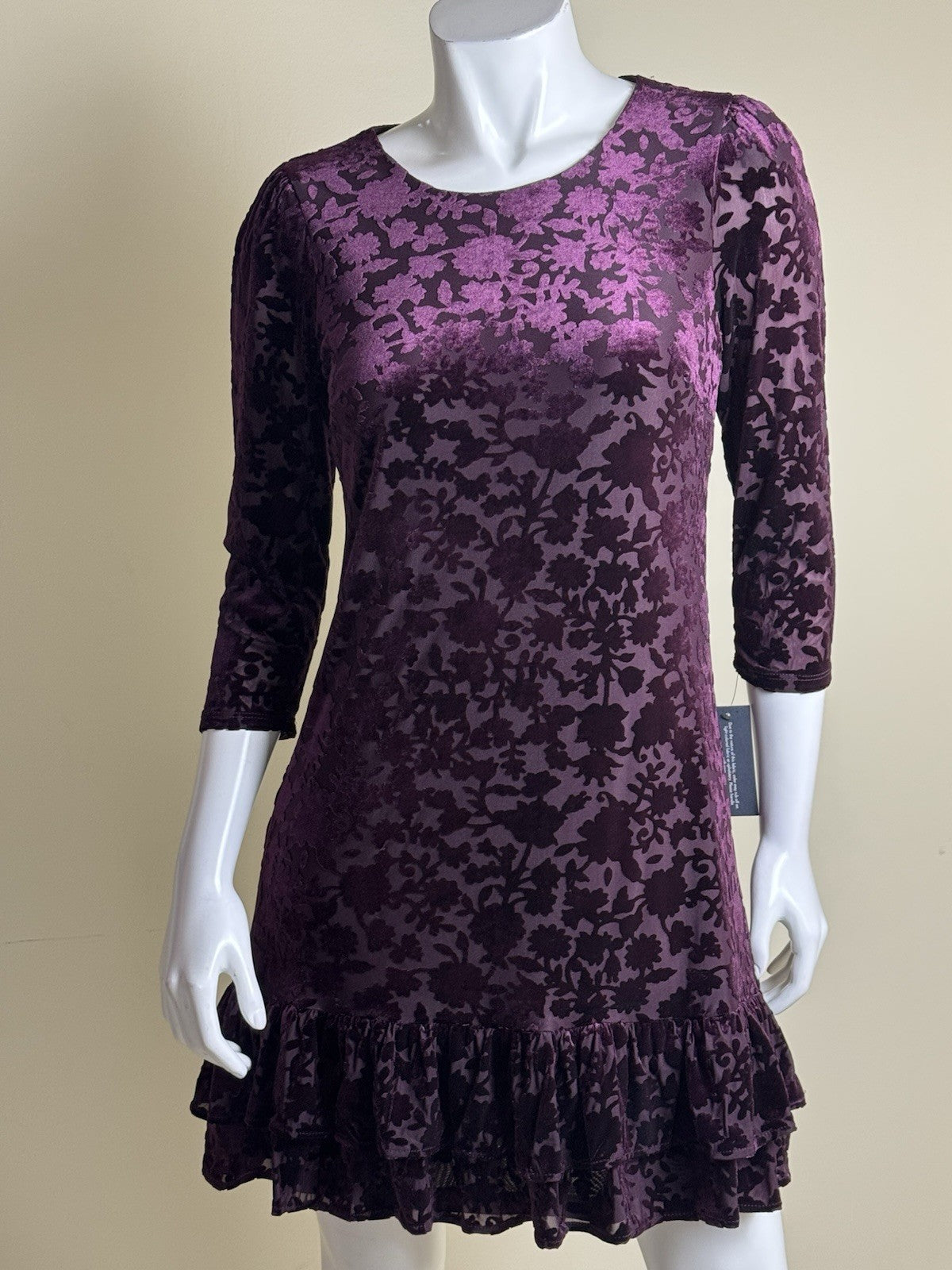 $139 Tommy Hilfiger Women’s Velvet Dress Sz 10P    (B.032)
